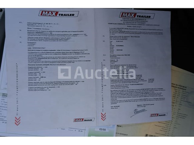 Ref:qaer440 - semitrailer max trailer max 100 (2017-vin:yamt13xx9h0101565) - afbeelding 14 van  30