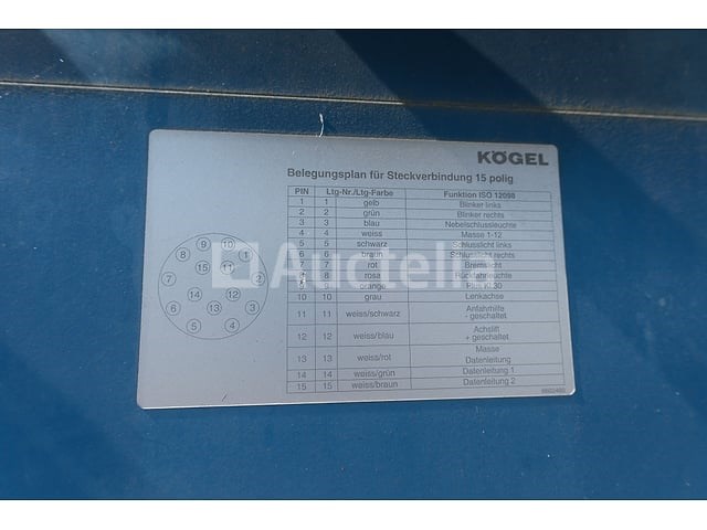 Ref:qay447 - kogel snco 24 flatbed semitrailer (2005-vin:wk0s0002400048732) - afbeelding 20 van  30