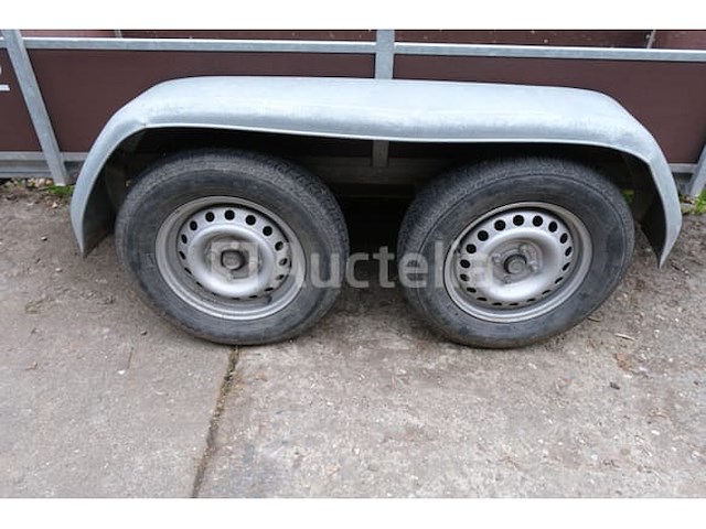 Ref:r652 - jc beckers dubbelassige aanhangwagen - afbeelding 3 van  11