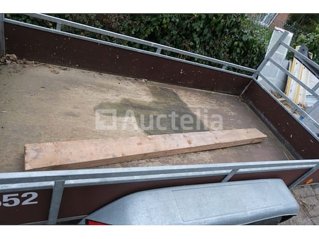 Ref:r652 - jc beckers dubbelassige aanhangwagen - afbeelding 1 van  11