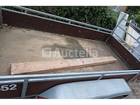 Ref:r652 - jc beckers dubbelassige aanhangwagen - afbeelding 1 van  11