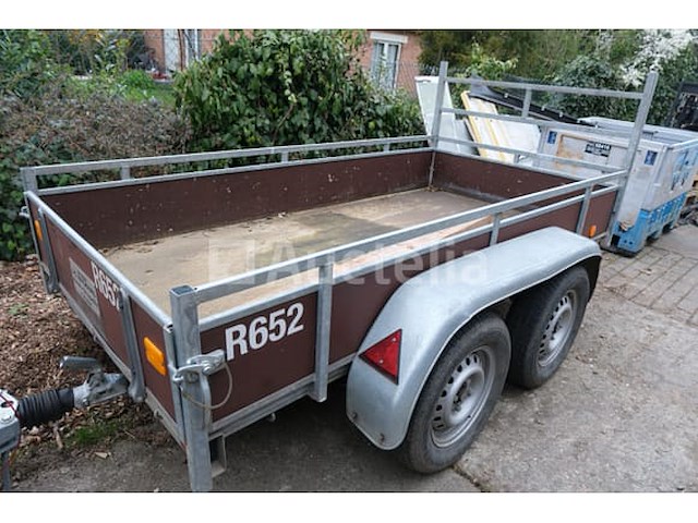 Ref:r652 - jc beckers dubbelassige aanhangwagen - afbeelding 5 van  11