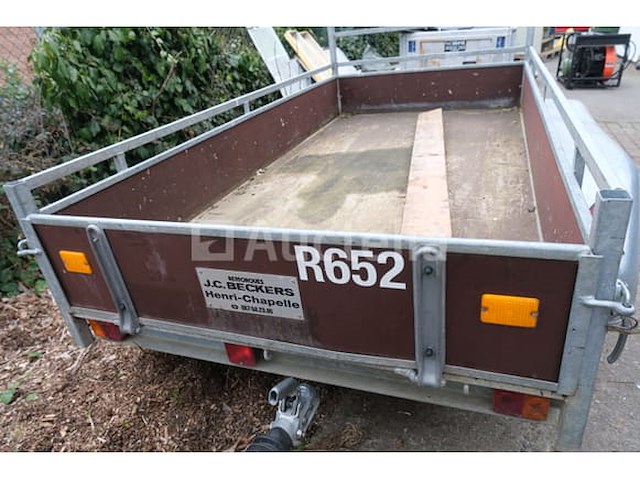 Ref:r652 - jc beckers dubbelassige aanhangwagen - afbeelding 8 van  11