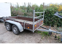 Ref:r652 - jc beckers dubbelassige aanhangwagen - afbeelding 9 van  11
