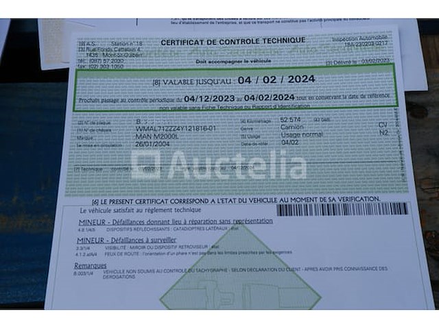 Ref:s63 - extricatiewagen man l71 (2004-56,605 km-vin:wmal71zzz4y121816) - afbeelding 17 van  38