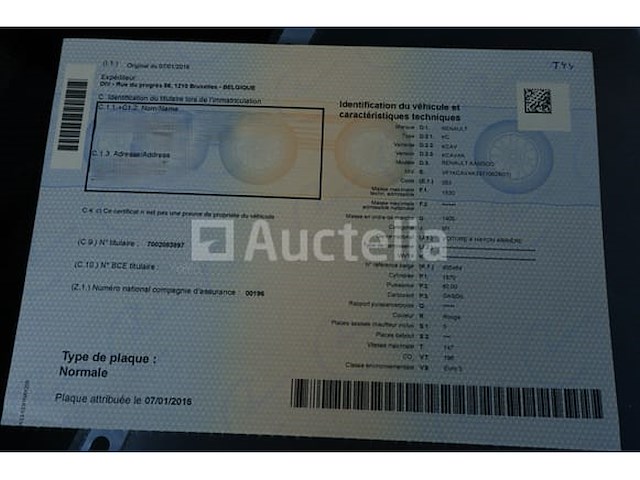 Ref:t44 - renault kangoo 4x4 voertuig (2005-224.488 km-vin:vf1kcavak33110629) - afbeelding 33 van  41