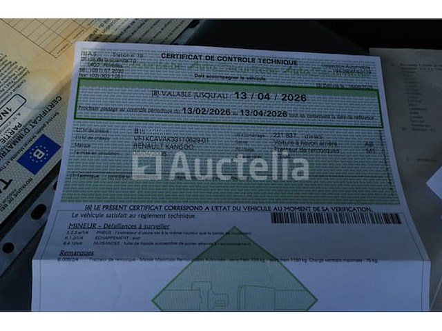 Ref:t44 - renault kangoo 4x4 voertuig (2005-224.488 km-vin:vf1kcavak33110629) - afbeelding 35 van  41