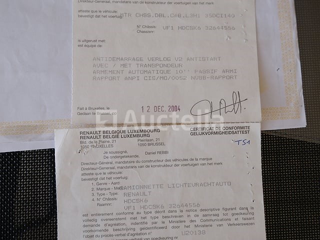 Ref:t51 - renault master dubbelcabine flatbed bestelwagen (2005-91,732 km-vin:vf1hdcsk632644556) - afbeelding 35 van  45