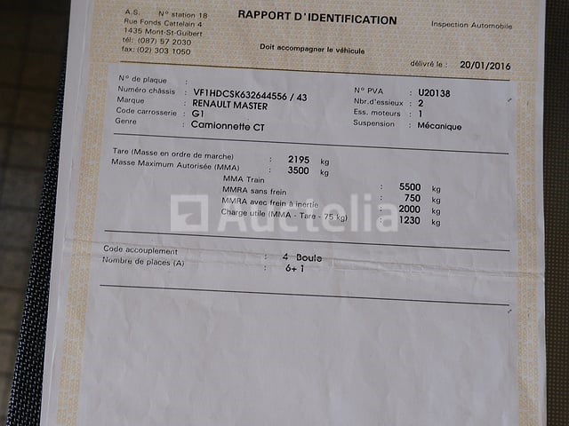 Ref:t51 - renault master dubbelcabine flatbed bestelwagen (2005-91,732 km-vin:vf1hdcsk632644556) - afbeelding 38 van  45