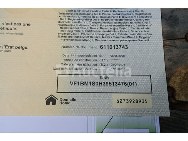 Ref:v60 - renault mégane voertuig (2008-124,379 km-vin:vf1bm1s0h39513476) - afbeelding 16 van  35
