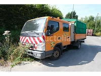 Ref:vyn083 - camionnette plateau dubbele cabine mitsubishi canter fb83/dc/1 (2007-276,781 km)(vin: tybfb83be4du03533)