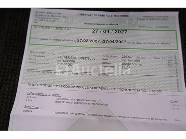 Ref:xhs192 - gedumpte van mitsubishi canter fb83/1 (2007-235,623 km)(v: tybfb83bb4du02878) - afbeelding 35 van  41