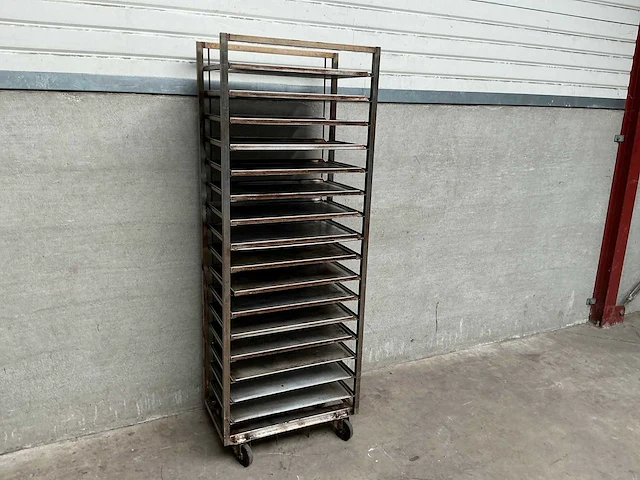 Regaalwagen inclusief bakplaten - afbeelding 1 van  3