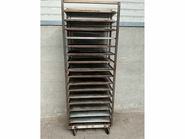 Regaalwagen inclusief bakplaten - afbeelding 2 van  3