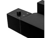 Regendoucheset met thermostaat hoofddouche staaf handdouche vierkant zwart mat - afbeelding 3 van  3