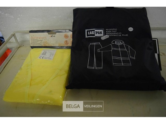 Regenpak xxxl en veiligheidsvestje - afbeelding 1 van  1