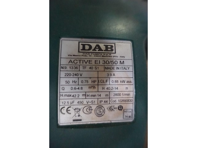 Regenwaterpomp dab - afbeelding 4 van  4