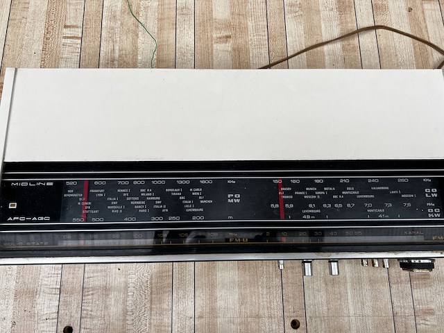 Reglek tuner radio vintage - afbeelding 2 van  4