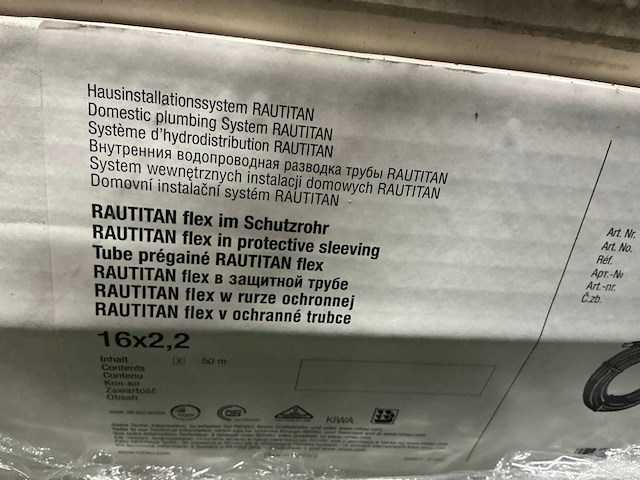Rehau stabil rautitan sanitair leiding (9x) - afbeelding 5 van  5
