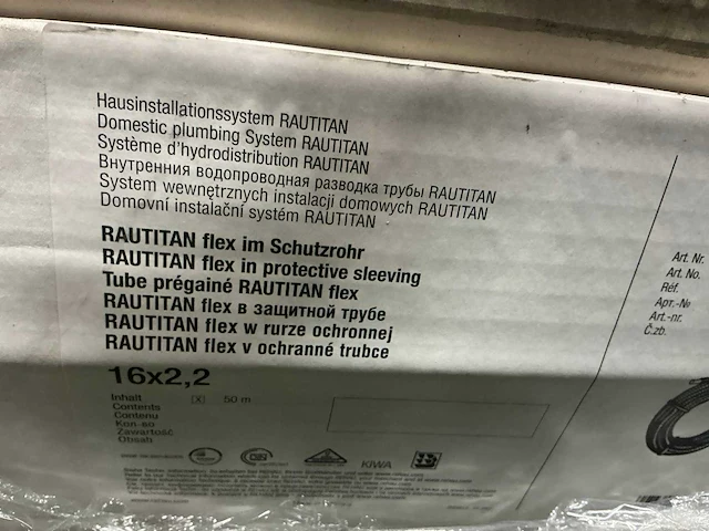 Rehau stabil rautitan sanitair leiding (9x) - afbeelding 5 van  5
