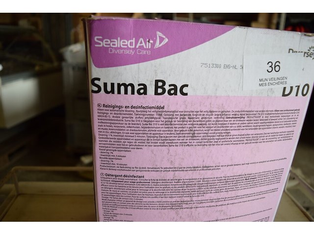 Reinigings- en desinfecteermiddel suma bac 10l - afbeelding 2 van  3