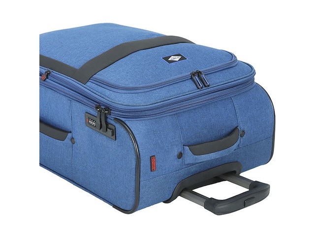 Reiskoffer - lee cooper - 33503 - grijs - 900d polyester - 55 x 35 x 20 cm. - afbeelding 7 van  8