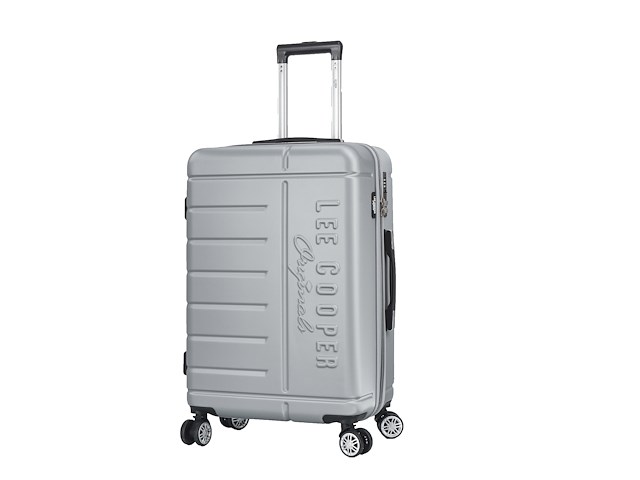 Reiskoffer - lee cooper - 67 x 42 x 26 cm - grijs - afbeelding 1 van  4