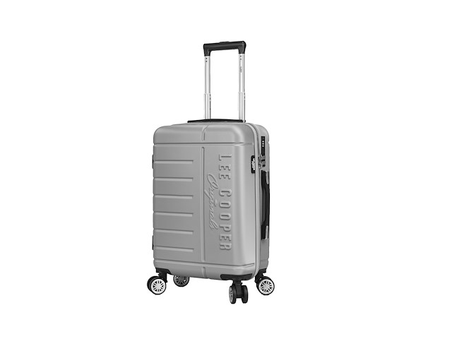 Reiskoffer - lee cooper - 67 x 42 x 26 cm - grijs - afbeelding 2 van  4