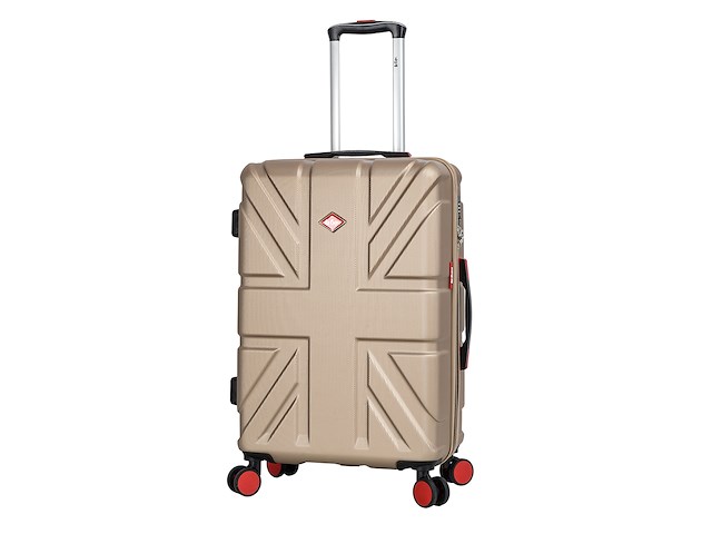 Reiskoffer - lee cooper - flag - 67 x 42 x 26 cm. - champagne - afbeelding 1 van  9