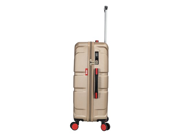 Reiskoffer - lee cooper - flag - 67 x 42 x 26 cm. - champagne - afbeelding 2 van  9