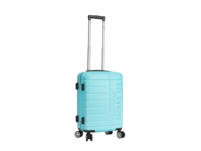 Reiskoffer - lee cooper - handbagage - 55 x 37 x 21 cm. - blauw - afbeelding 1 van  4