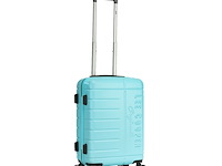 Reiskoffer - lee cooper - handbagage - 55 x 37 x 21 cm. - blauw - afbeelding 1 van  4