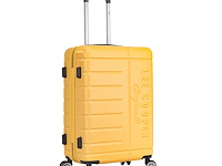Reiskoffer - lee cooper - handbagage - 55 x 37 x 21 cm. - geel - afbeelding 2 van  5