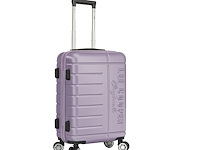 Reiskoffer - lee cooper - handbagage - 55 x 37 x 21 cm. - paars - afbeelding 1 van  5