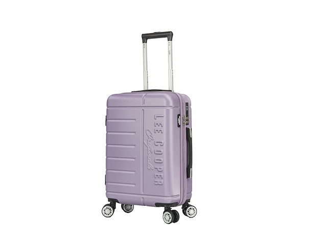 Reiskoffer - lee cooper - handbagage - 55 x 37 x 21 cm. - paars - afbeelding 2 van  5