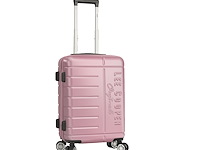 Reiskoffer - lee cooper - handbagage - 55 x 37 x 21 cm. - rose - afbeelding 1 van  5