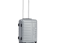Reiskoffer - lee cooper - handbagage - 55 x 37 x 21 cm. - zilver - afbeelding 1 van  5