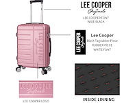 Reiskoffer - lee cooper - paars - afm. 77 x 48 x 30 cm. - afbeelding 3 van  4