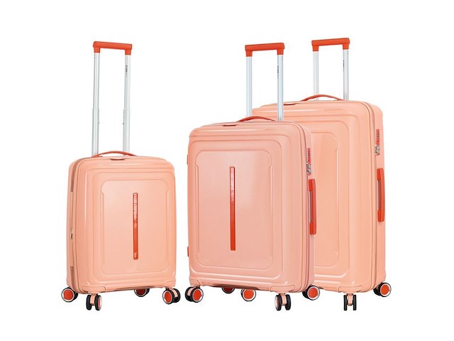 Reiskoffer - lee cooper - rose gold - 33403 - 55 x 21 x 37 cm. - handbagage - afbeelding 1 van  5