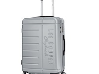 Reiskoffer - lee cooper - zilver - afm. 77 x 48 x 30 cm. - afbeelding 1 van  3