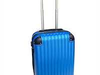 Reiskoffer - ormi - 55 x 35 x 21 cm. - dubbele rits - blauw