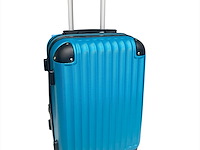 Reiskoffer - ormi - 65 x 40 x 25 cm. - dubbele rits - olie/groen - afbeelding 2 van  3