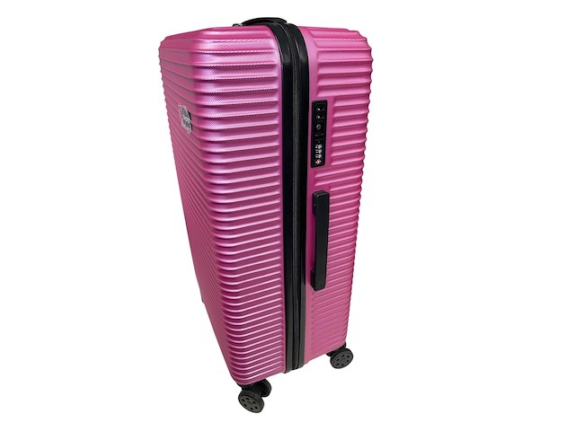 Reiskoffer davidts - 73 x 44 x 27 cm. - roze - afbeelding 2 van  5