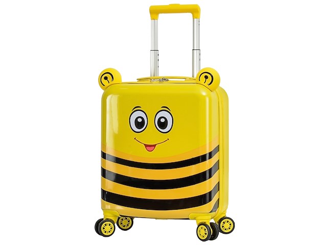 Reiskoffer kids - handbagage - geel - afbeelding 1 van  7