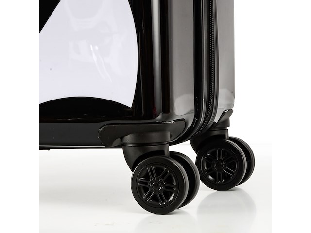 Reiskoffer kids - handbagage - panda-print - afbeelding 4 van  4