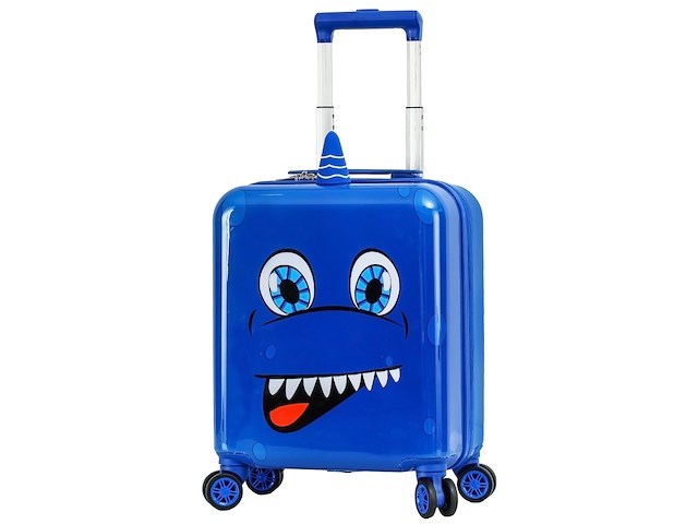 Reiskoffer kids - handbagage - shark-print - afbeelding 1 van  5