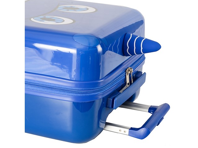 Reiskoffer kids - handbagage - shark-print - afbeelding 4 van  5