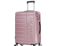 Reiskoffer lee cooper - 67 x 42 x 26 cm. - roze - afbeelding 1 van  4