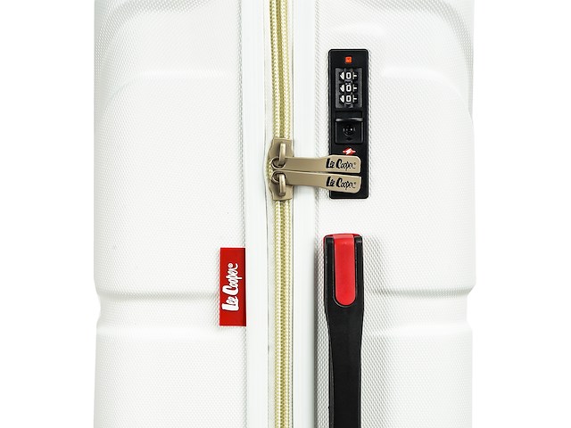 Reiskoffer lee cooper - 67 x 42 x 26 cm. - wit - afbeelding 4 van  8