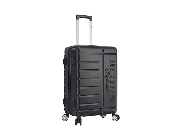 Reiskoffer lee cooper - 67 x 42 x 26 cm. - zwart - afbeelding 2 van  4